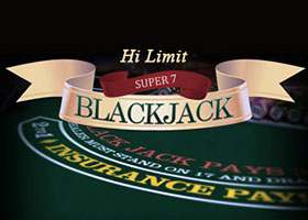 Super 7 Blackjack Hi Limit Blackjack